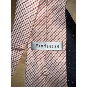 Lot Of Two Vanheusen Neck Ties